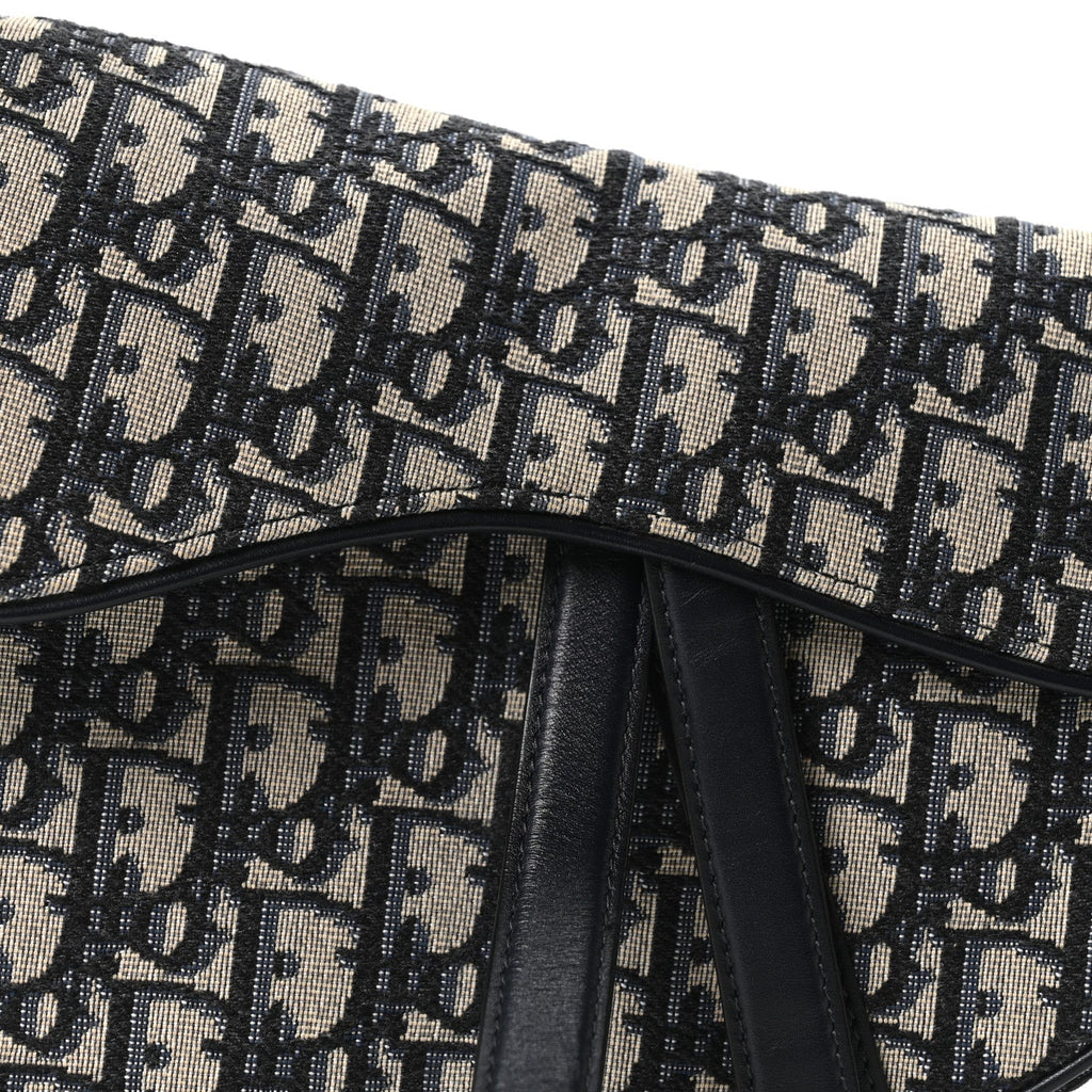 Oblique Saddle Bag Blue