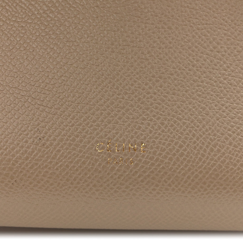 Grained Calfskin Nano Belt Bag Light Taupe
