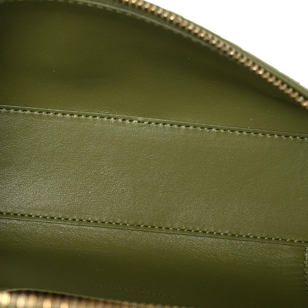 Calfskin Intrecciato Bang Bang Vanity Case Matcha