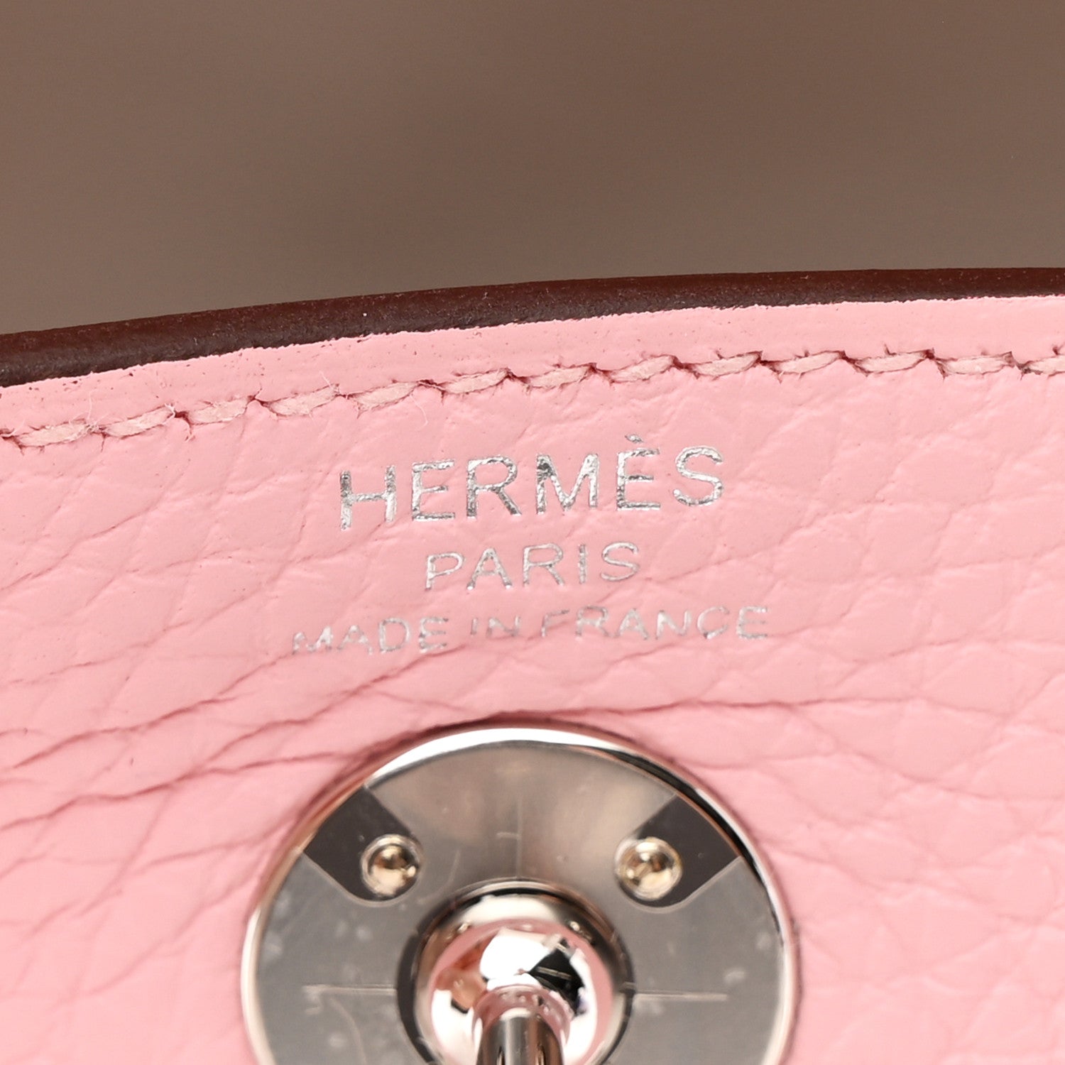 Taurillon Clemence Verso Mini Lindy 20 Rose Sakura Gris Perle Rose Sakura Gris Perle