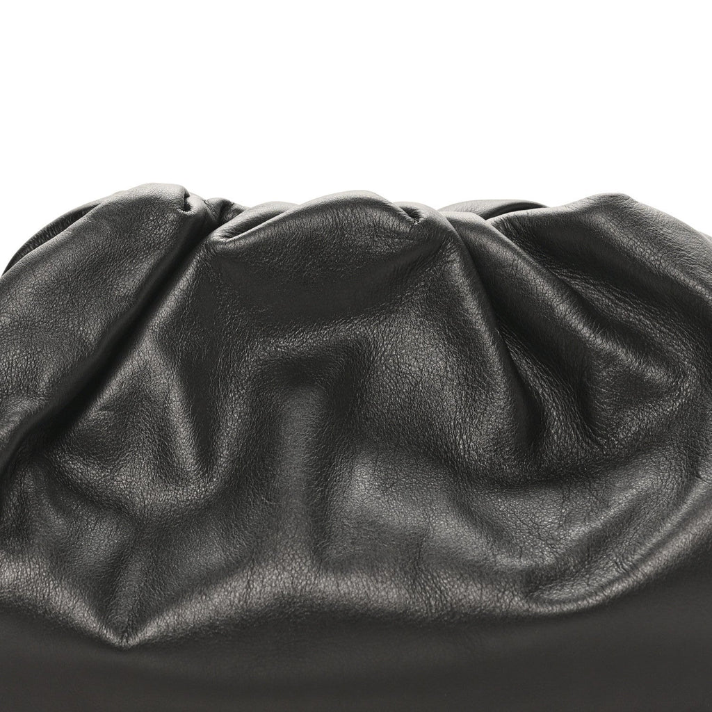 Smooth Butter Calf The Pouch Oversized Clutch Black