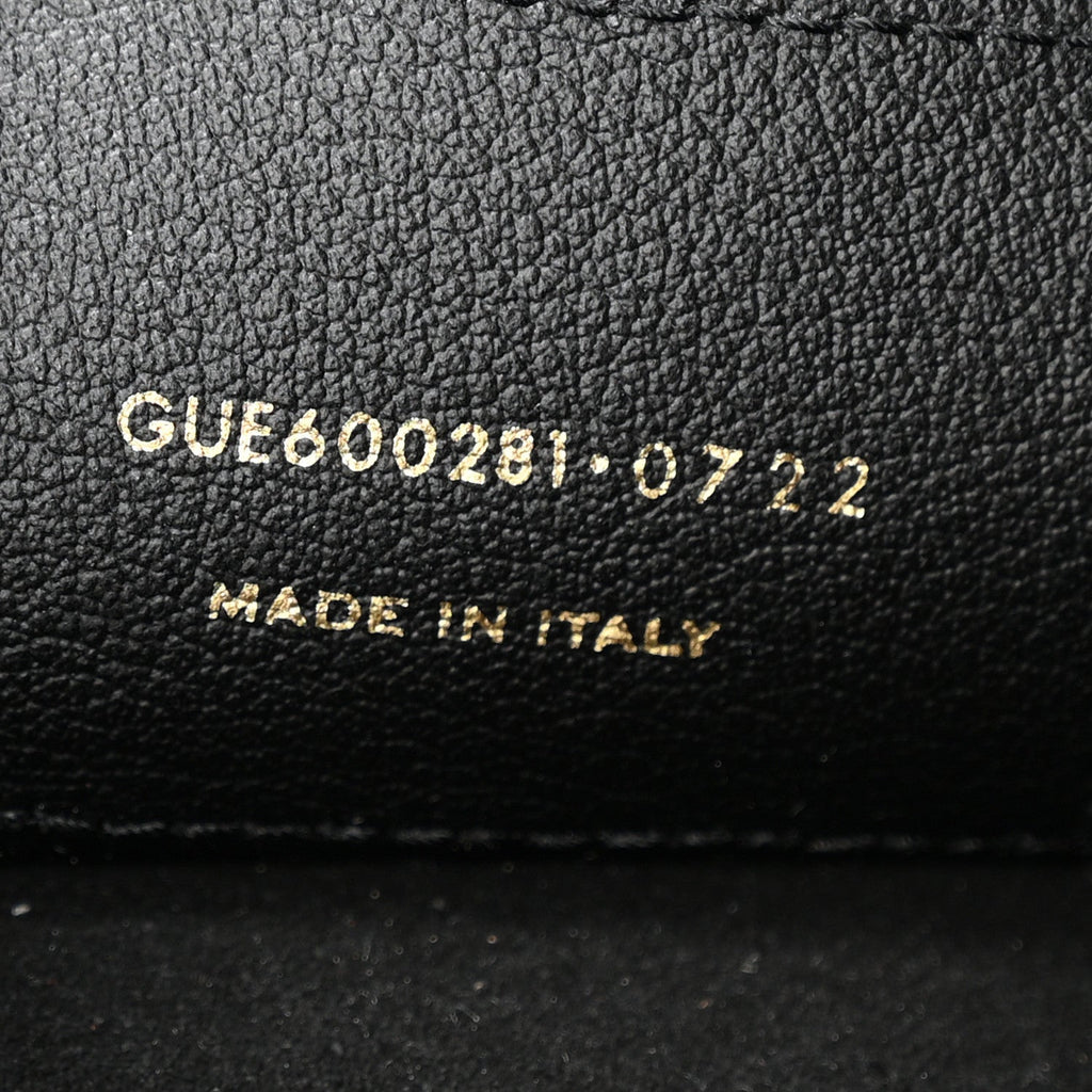 Calfskin Large Shopping Tote Black