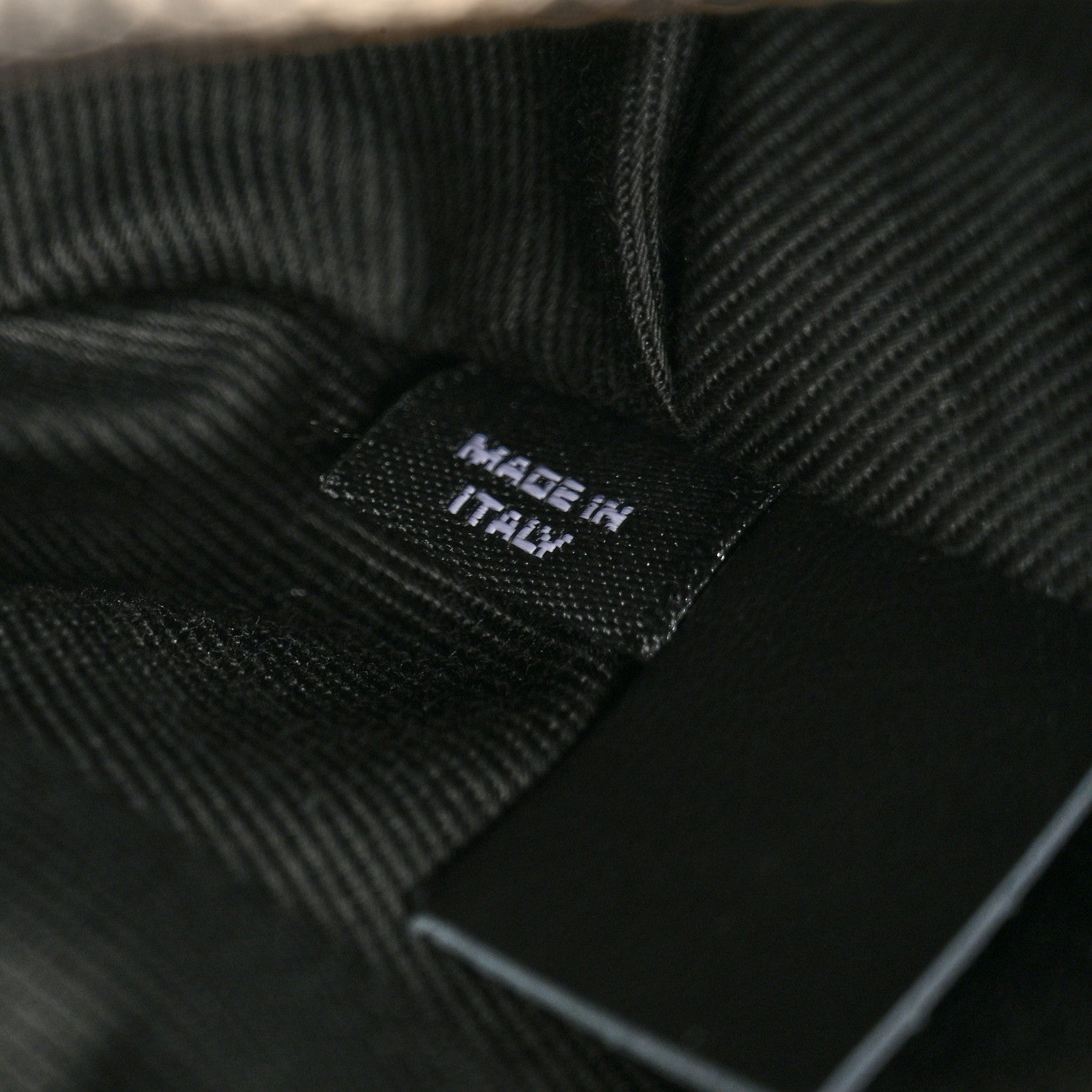 Calfskin Quilted Waist Belt Bag Black