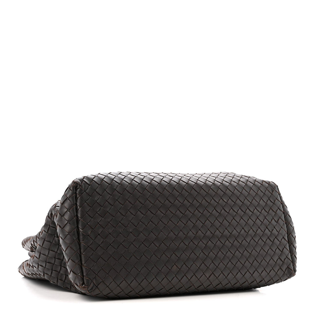 Nappa Intrecciato Garda Bag Ebano