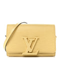 Epi Louise Strap PM Jaune Pale