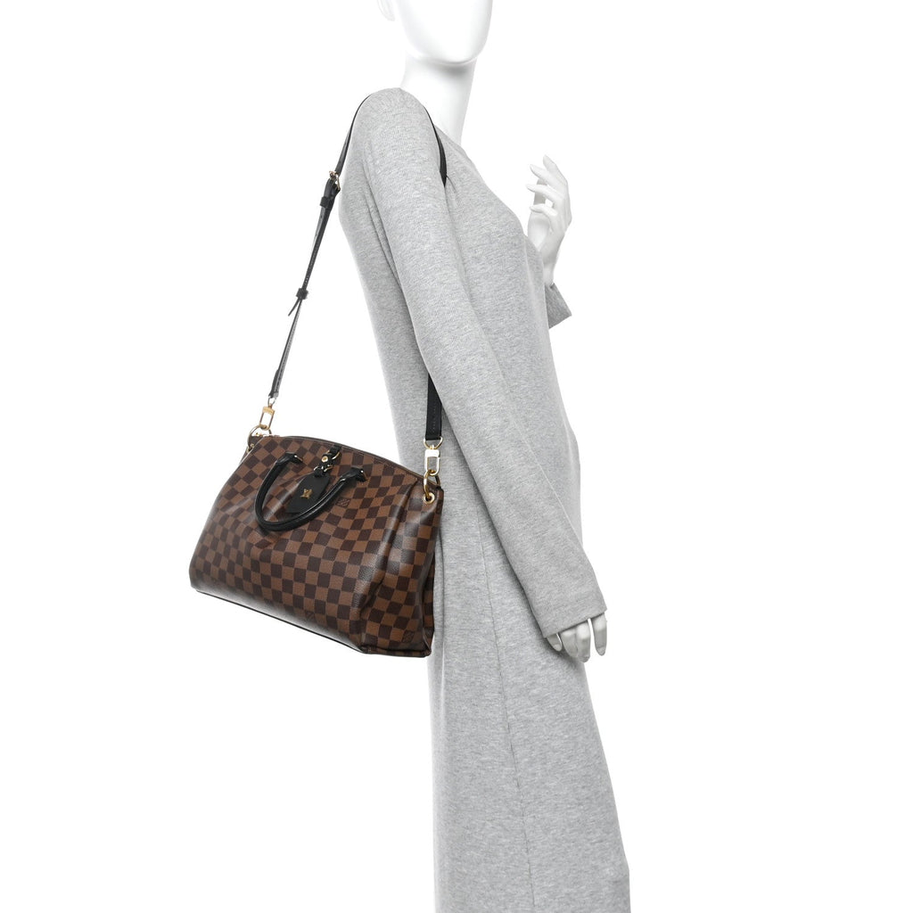 Damier Ebene Odeon Tote MM Black