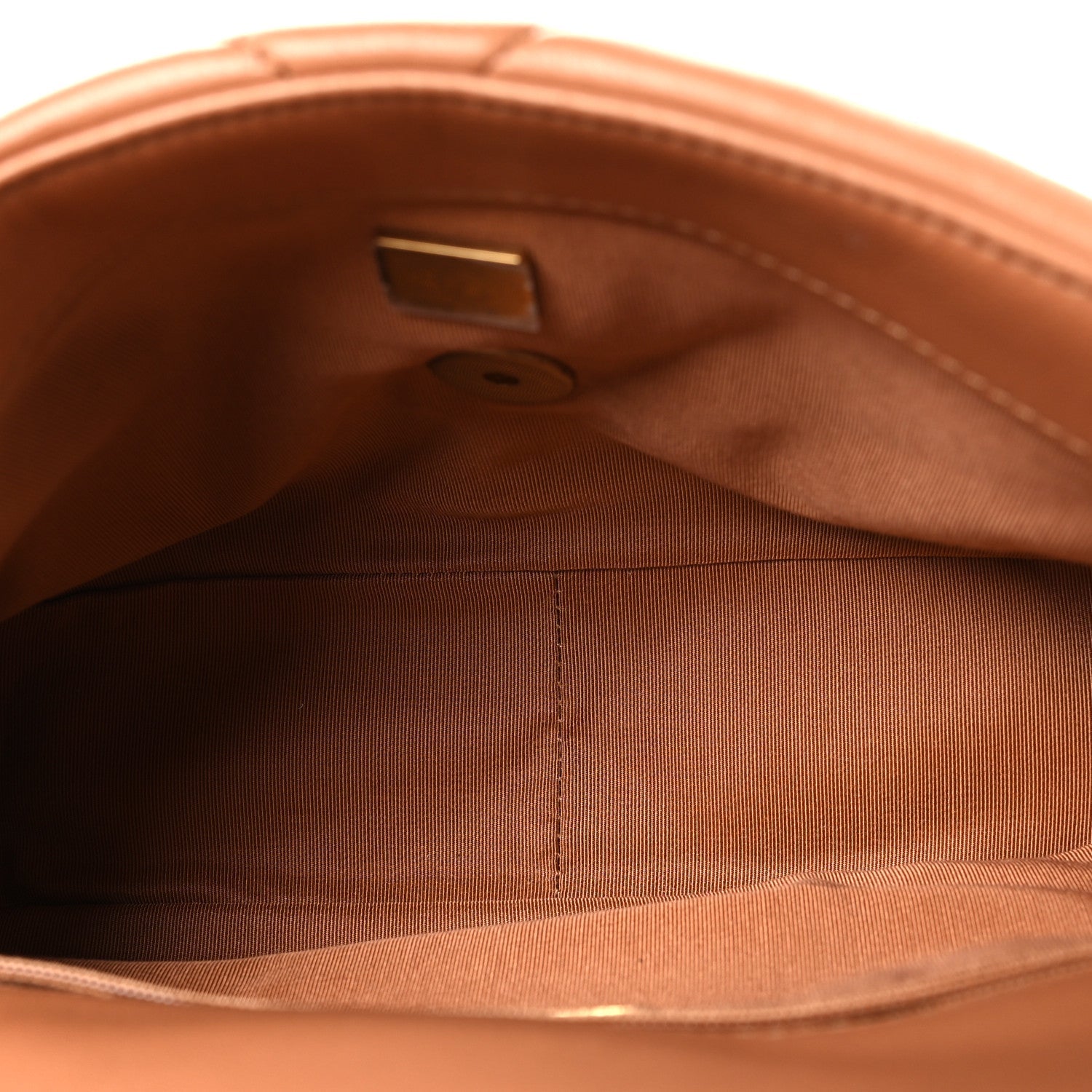 Lambskin Quilted Medium Chanel 19 Flap Brown