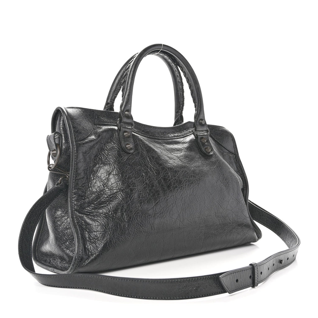 Arena Lambskin Classic Hardware Medium Le City Black