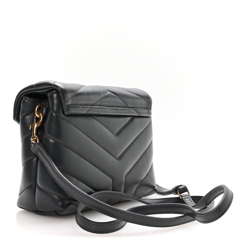 Calfskin Y Quilted Monogram Toy Loulou Crossbody Bag Storm