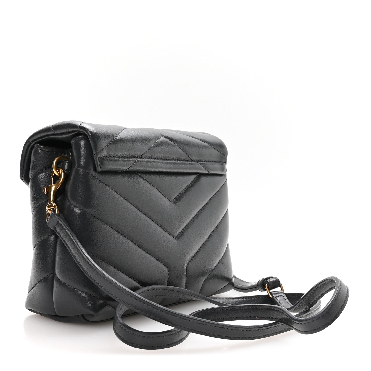 Calfskin Y Quilted Monogram Toy Loulou Crossbody Bag Storm