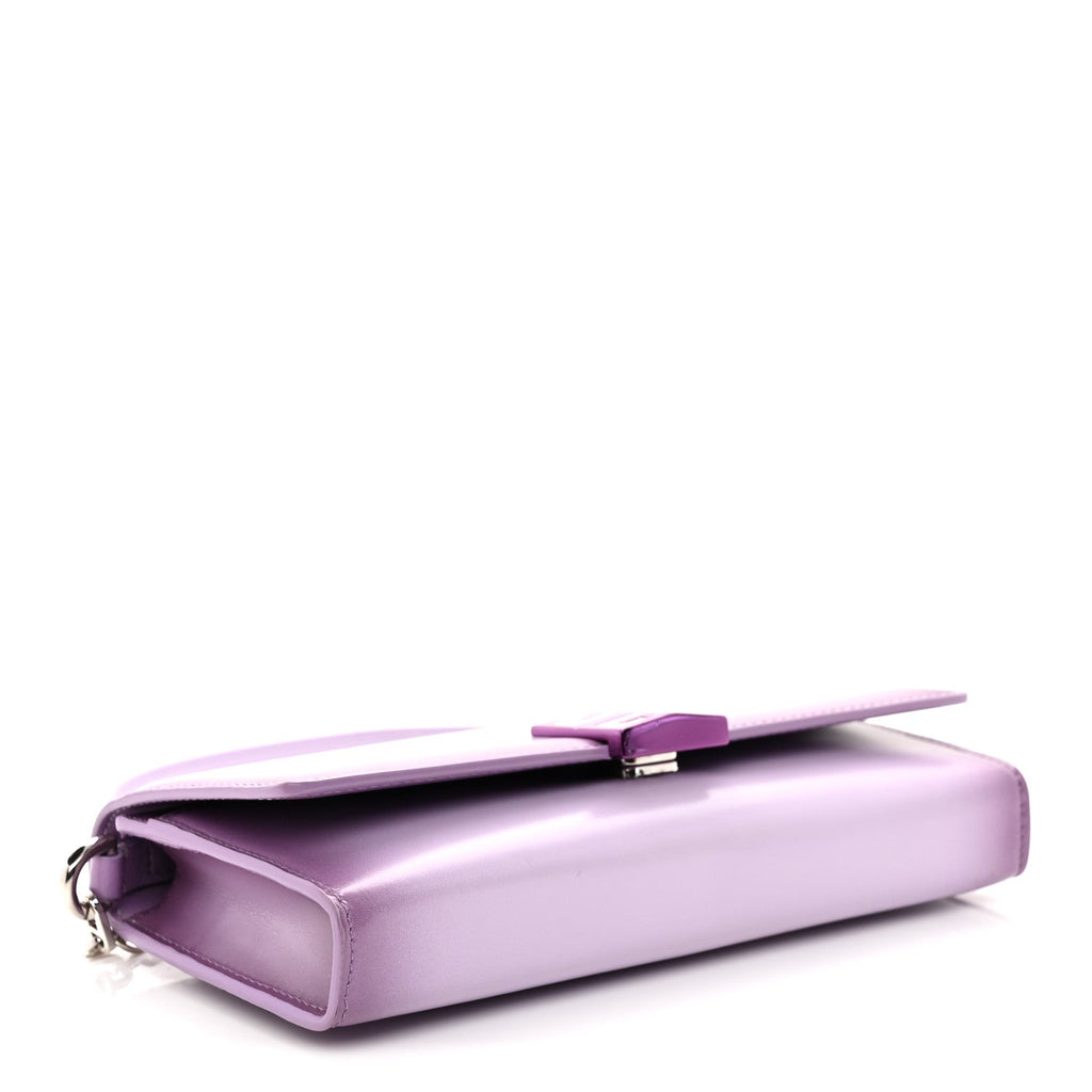 Box Calfskin Gradient Effect 4G Wallet on Chain Mauve