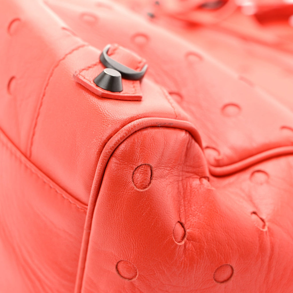 Agneau Perforated Classic Hardware Velo Rouge Grenade