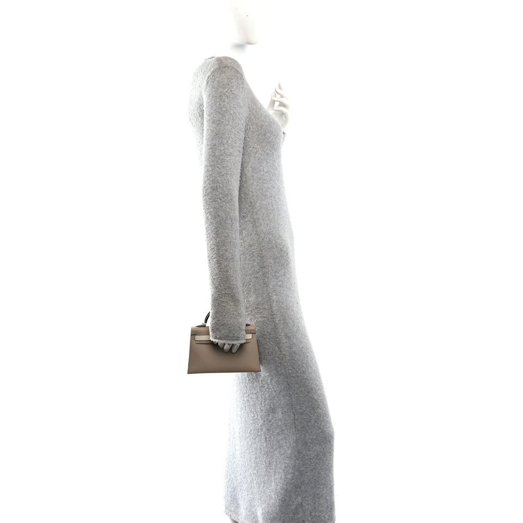 Epsom Tri-Color Mini Kelly Sellier 20 Trench Craie Etoupe