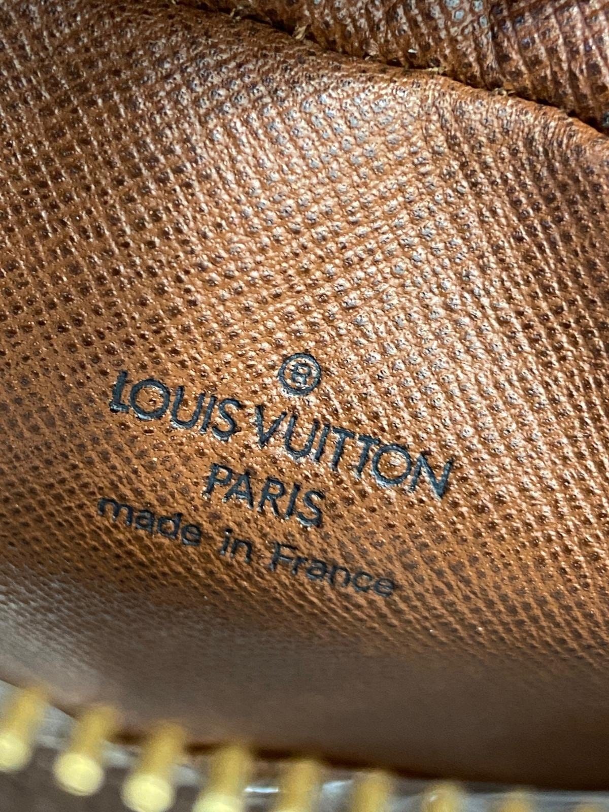 LOUIS VUITTON Amazone Monogram Canvas Shoulder Bag Brown