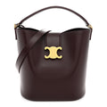 Smooth Calfskin Triomphe Medium Louise Bag Deep Burgundy