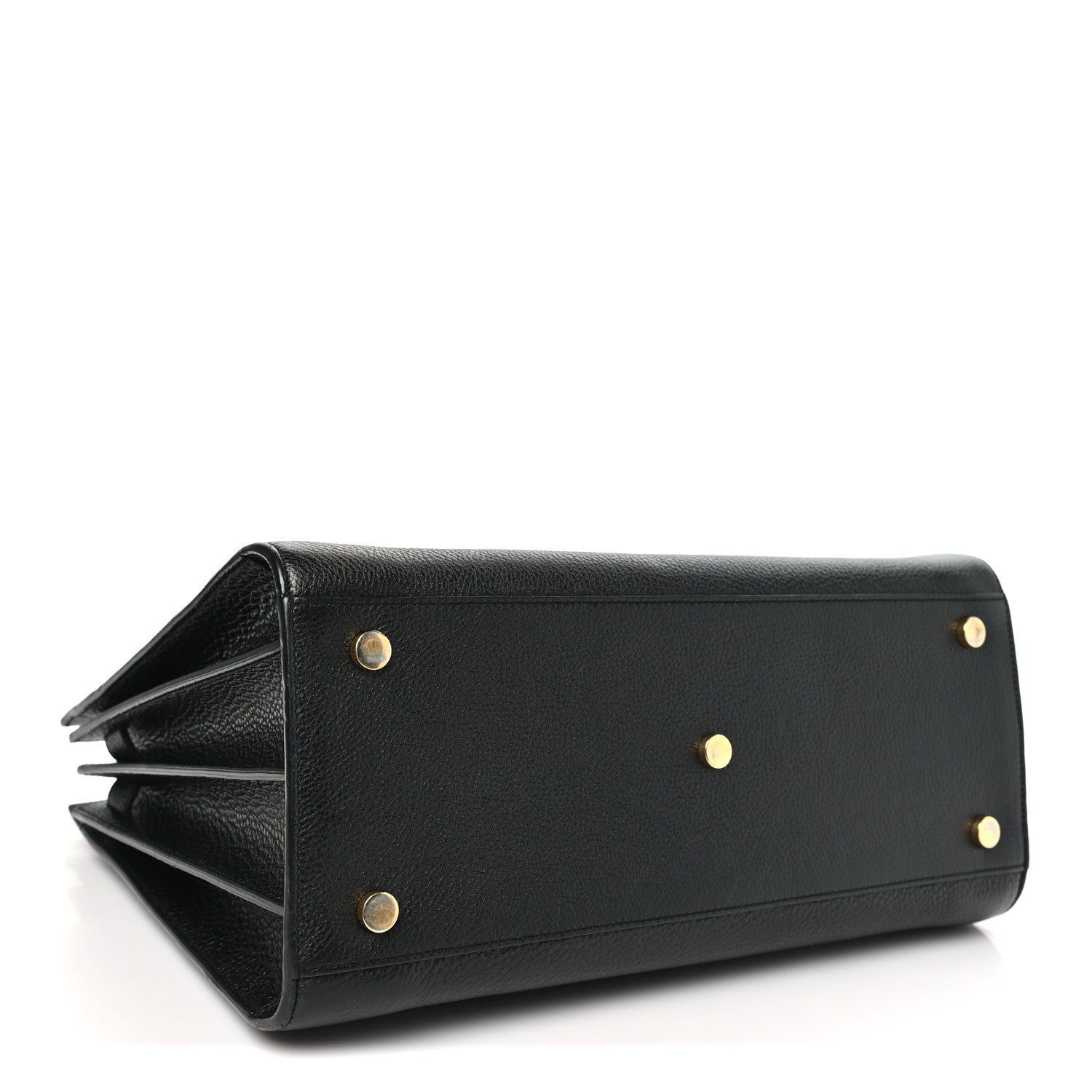 Grained Calfskin Small Sac De Jour Black