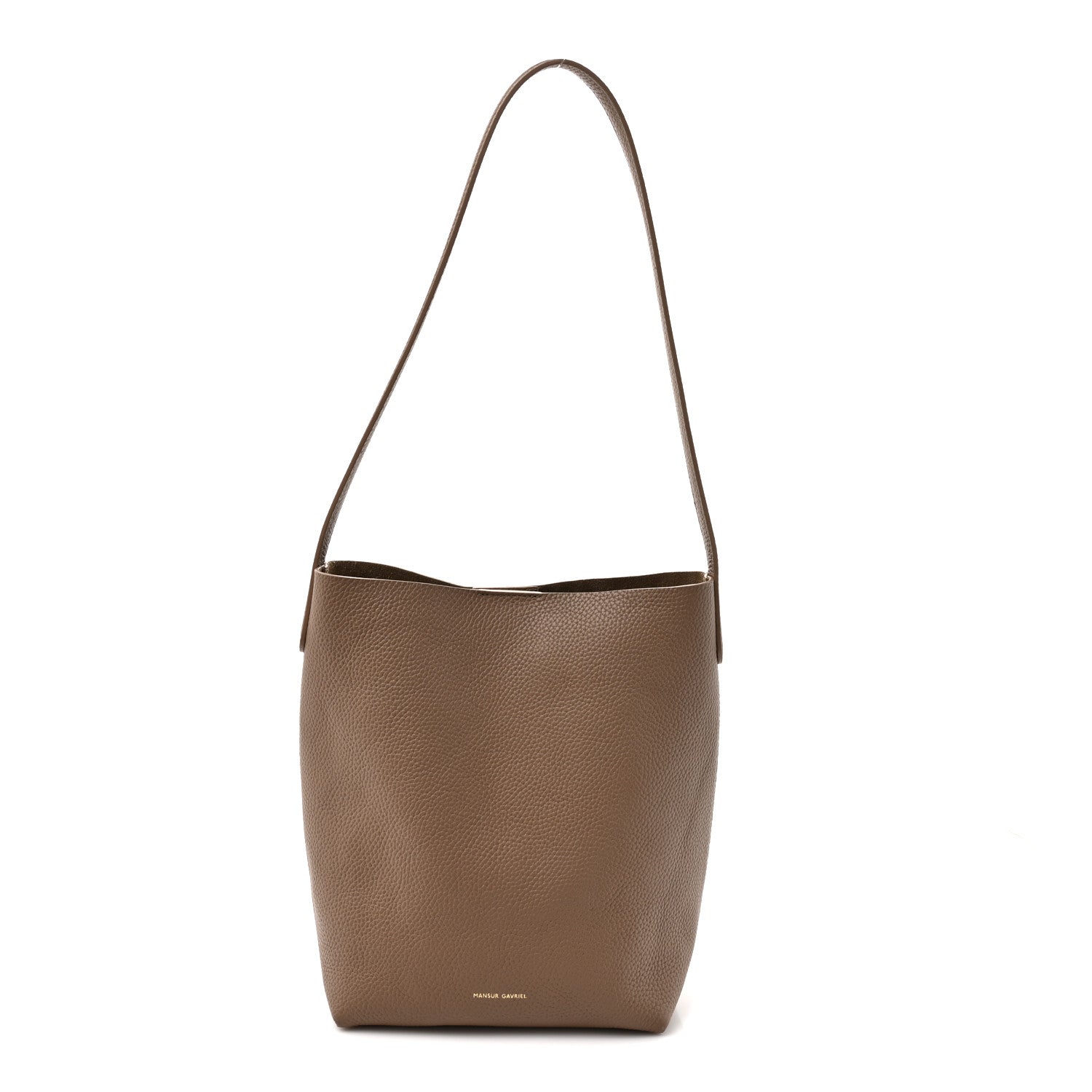 Pebbled Calfskin Small Everyday Cabas Biscotto