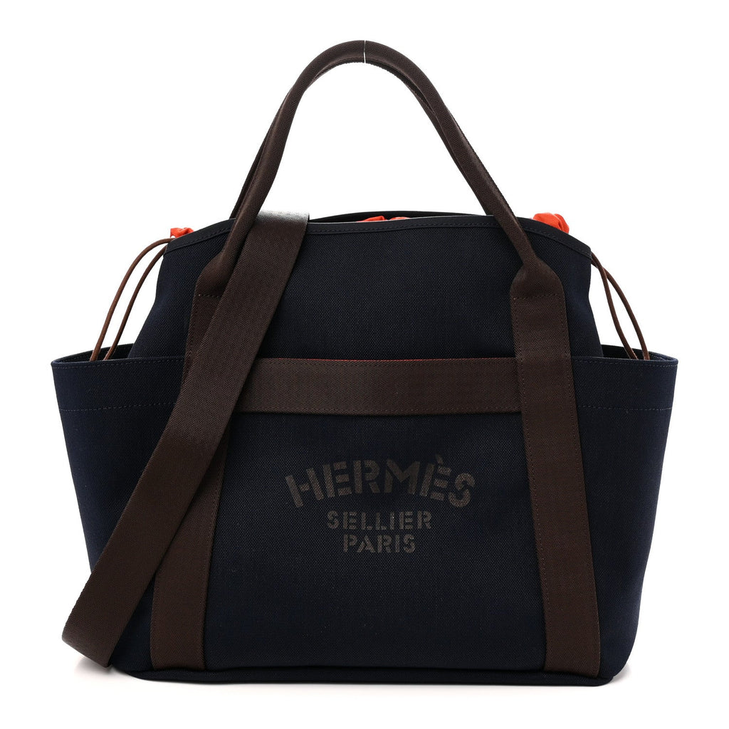 Canvas The Grooming Bag Bleu Navy Feu