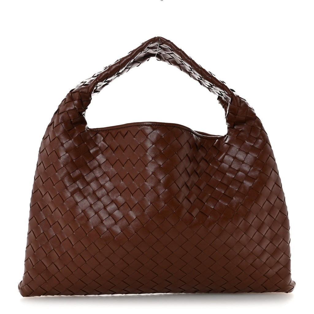Calfskin Intrecciato Small Hop Sapele