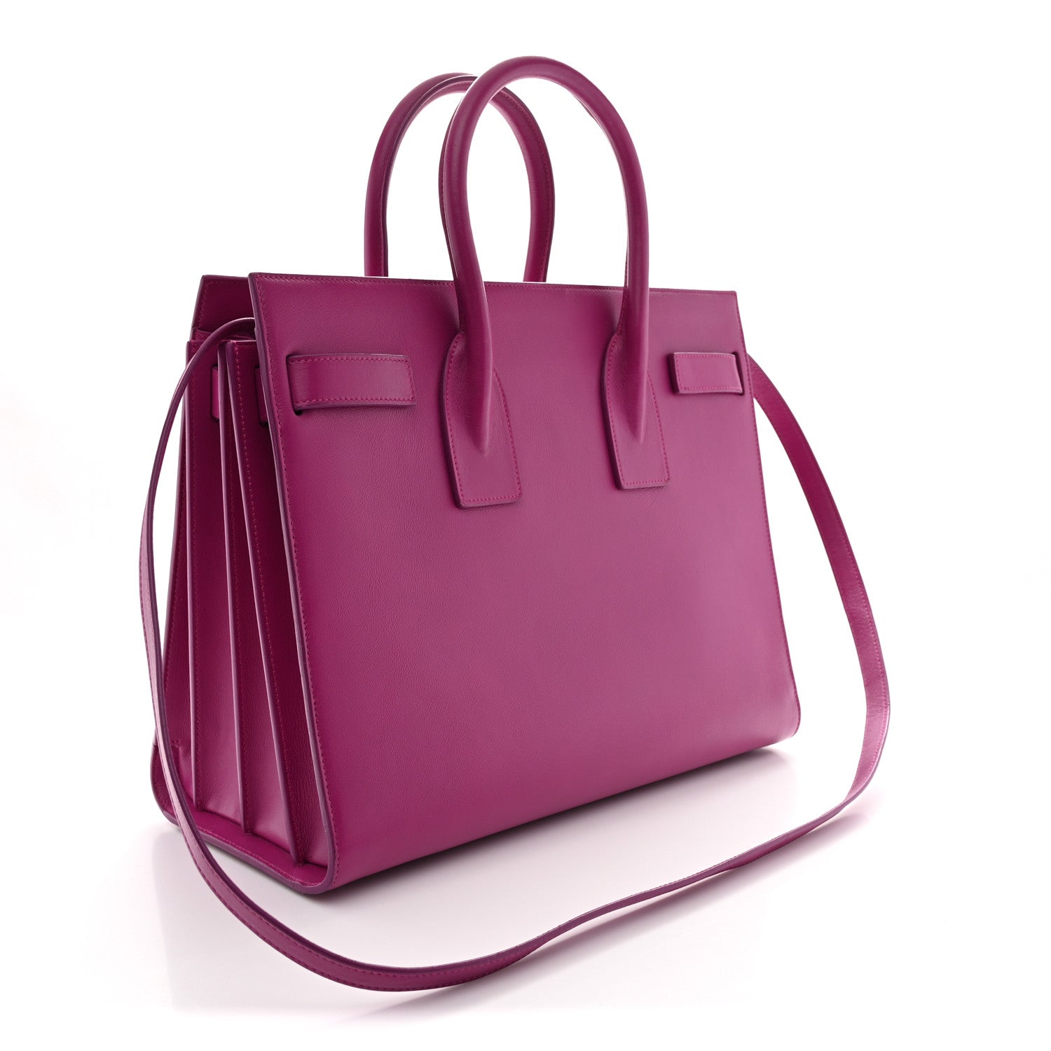 Calfskin Small Sac De Jour Electric Pink