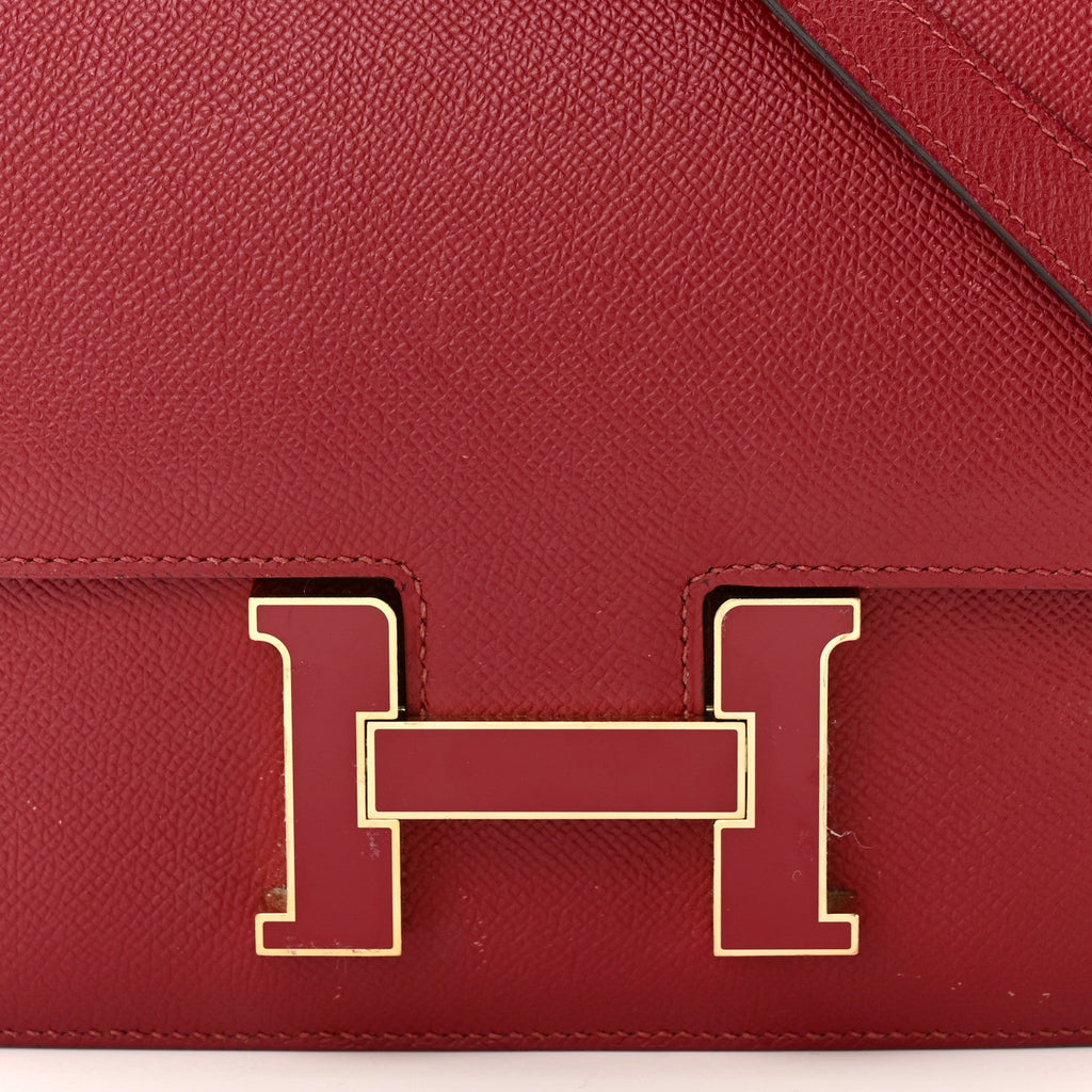 Epsom Enamel Constance 24 Rouge Grenat