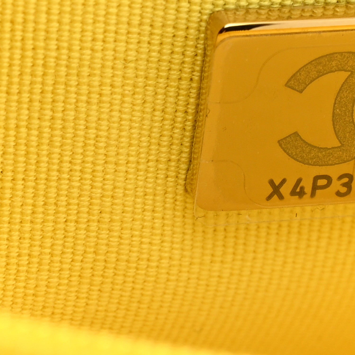 Caviar Quilted Wallet on Chain WOC Yellow