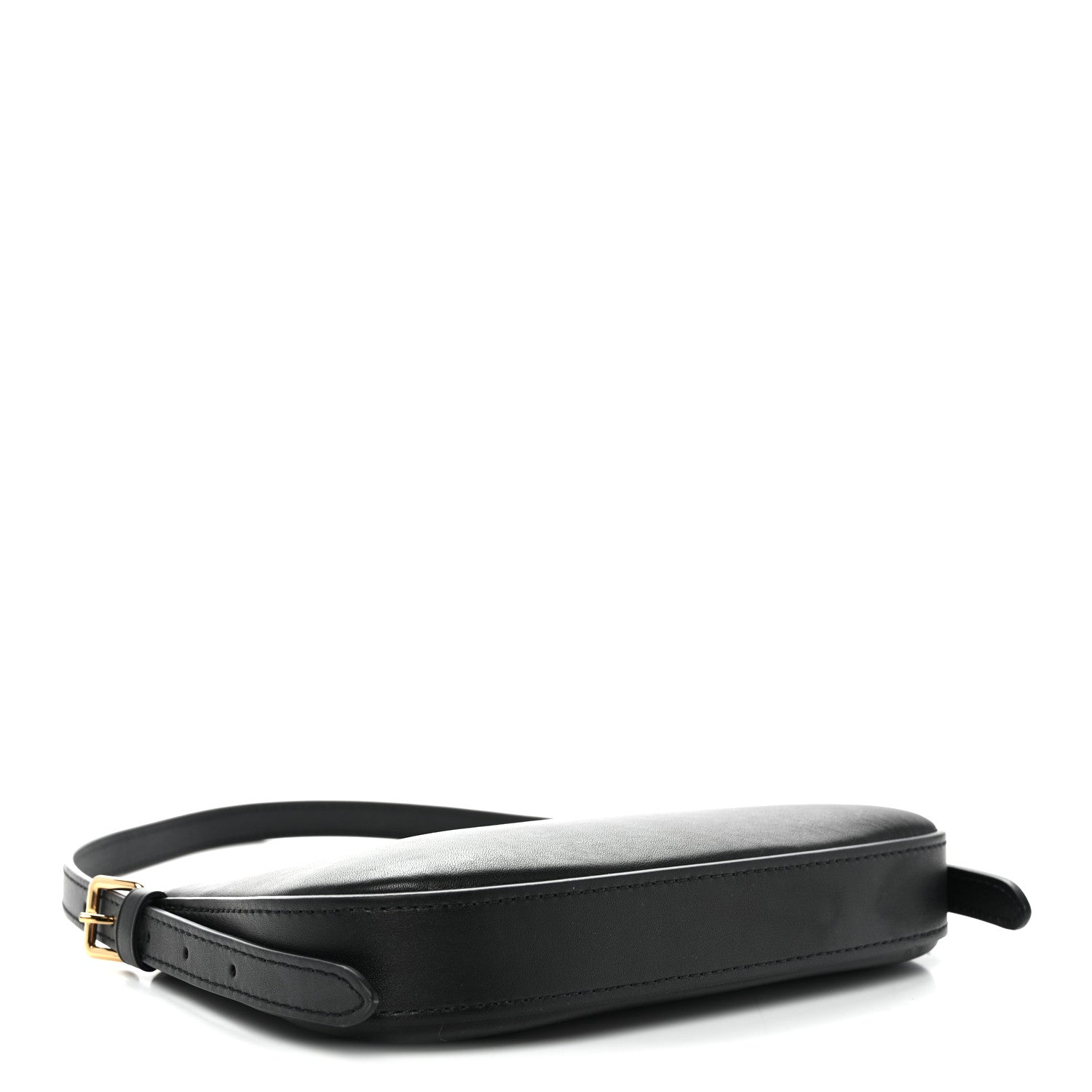 Calfskin LV Bloom Pochette Black