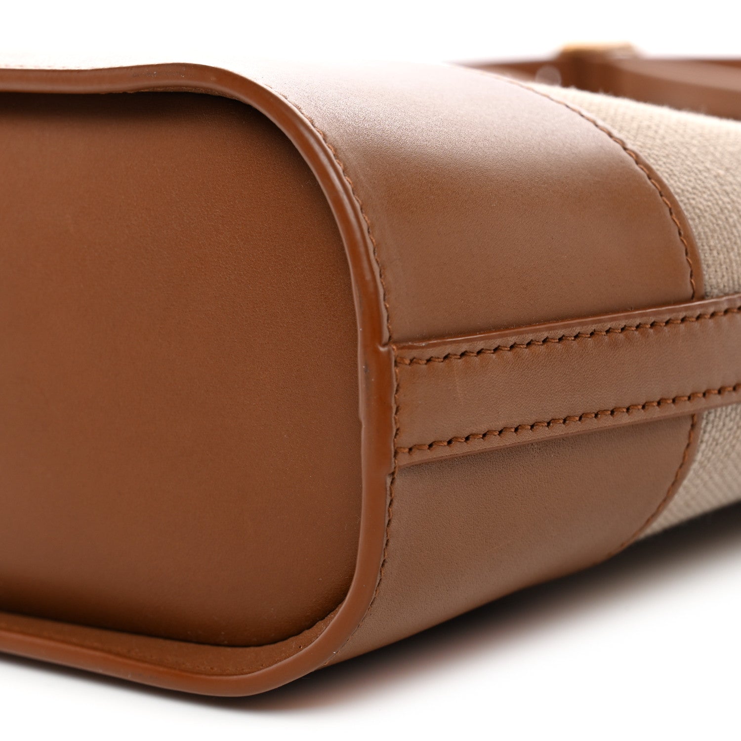 Smooth Calfskin Y Small Bucket Bag Black White Camel