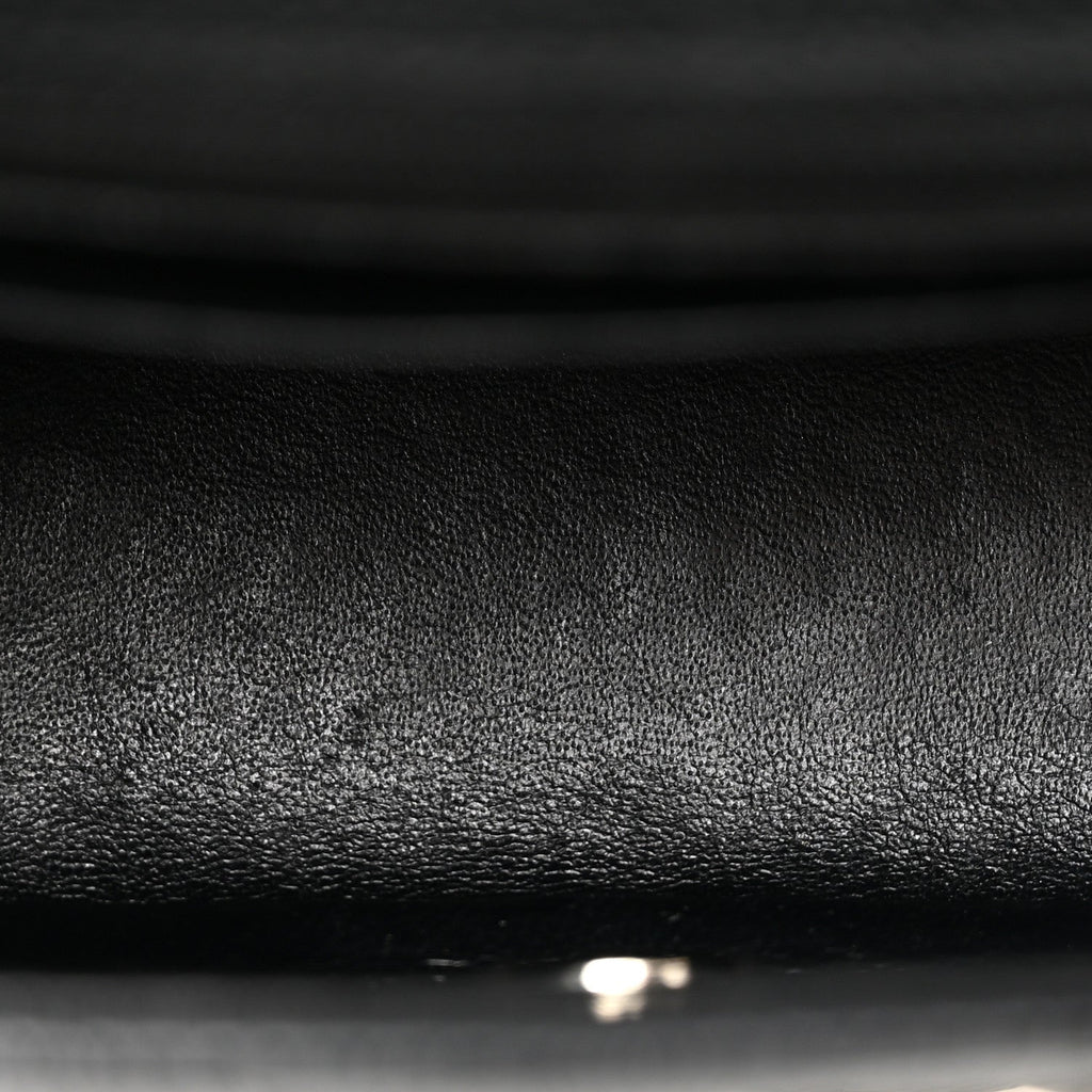 Caviar Quilted Mini Square Flap Black