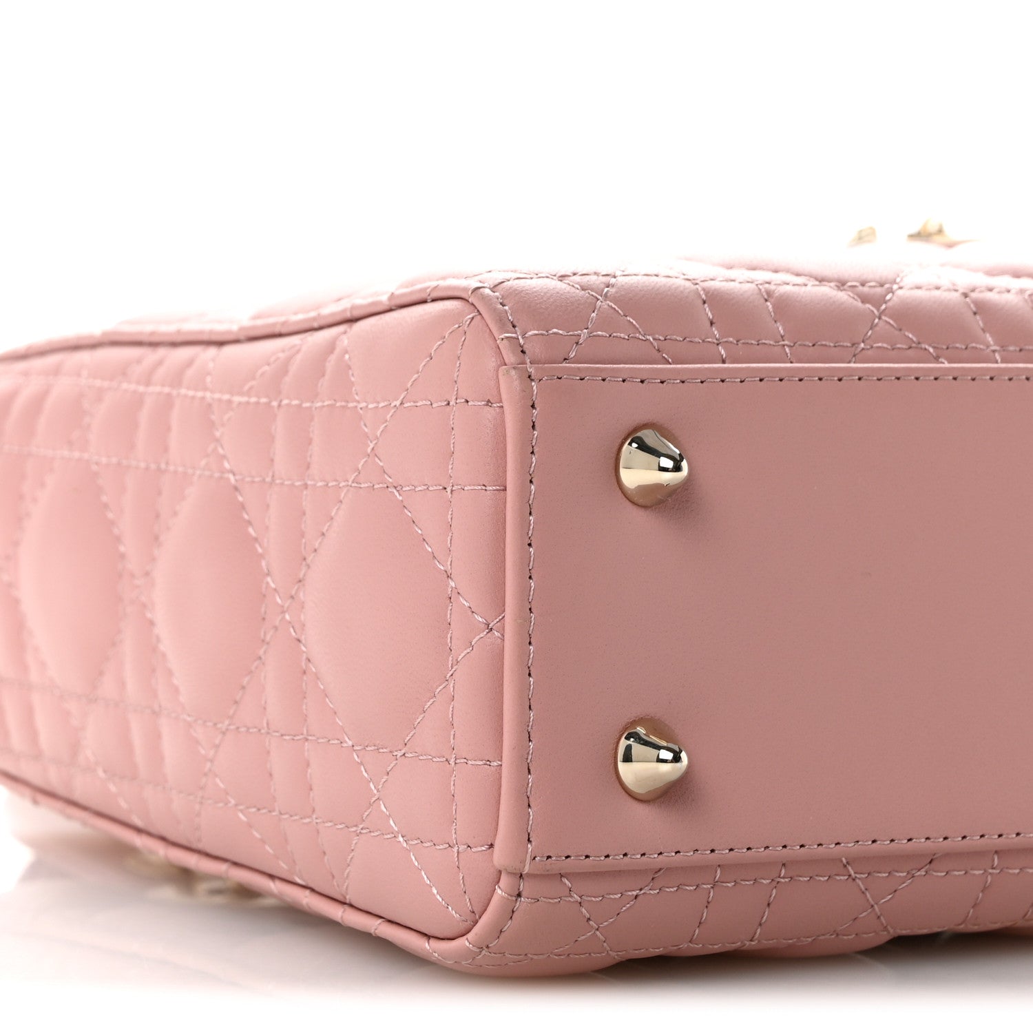 Lambskin Cannage Small My ABCDior Lady Dior Pink