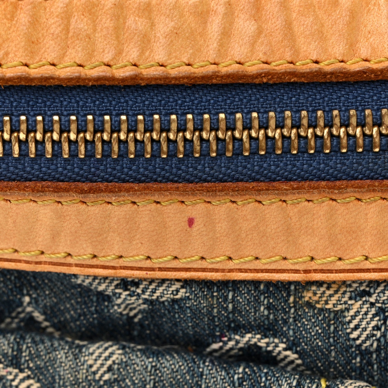 Monogram Denim Baggy PM Blue