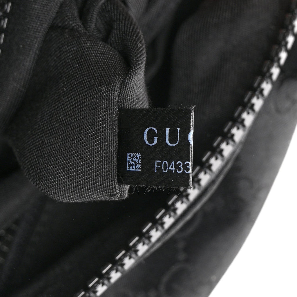 Nylon Monogram Slim Backpack Black