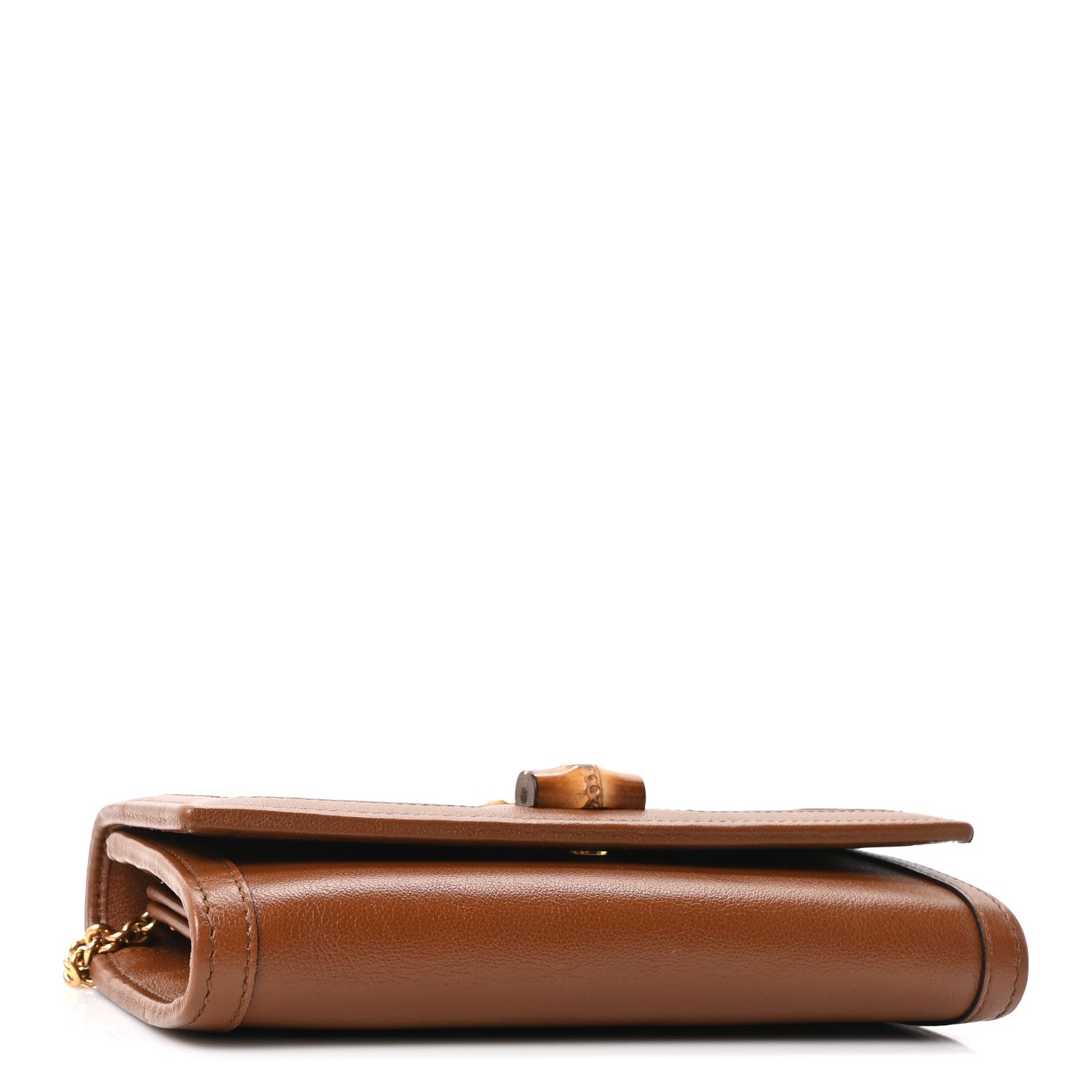 Wonka Grain Calfskin Diana Chain Wallet Cuir