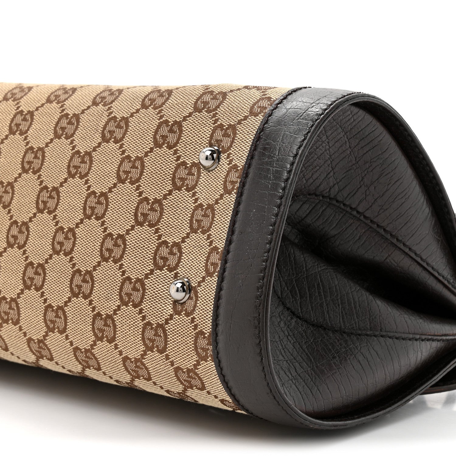 Monogram Bamboo Bullet Bag Dark Brown