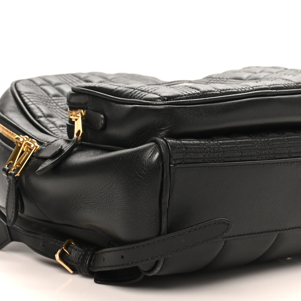 Lambskin Quilted TB Backpack Black