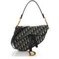 Oblique Saddle Bag With Strap Blue