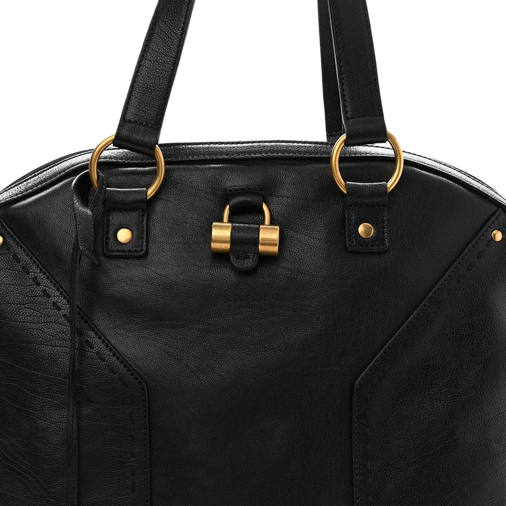 Calfskin Oversized Muse Black