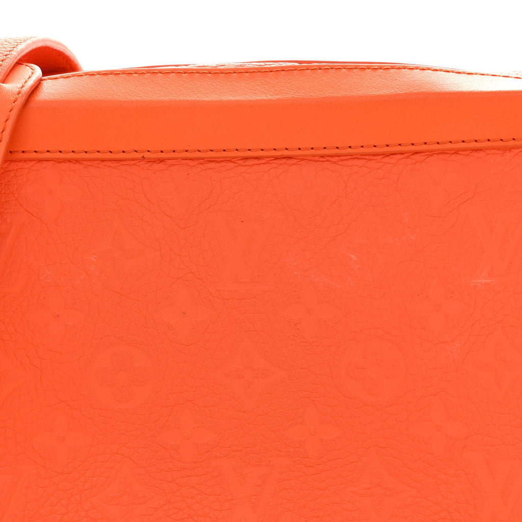 Taurillon Monogram Solar Ray Soft Trunk Orange