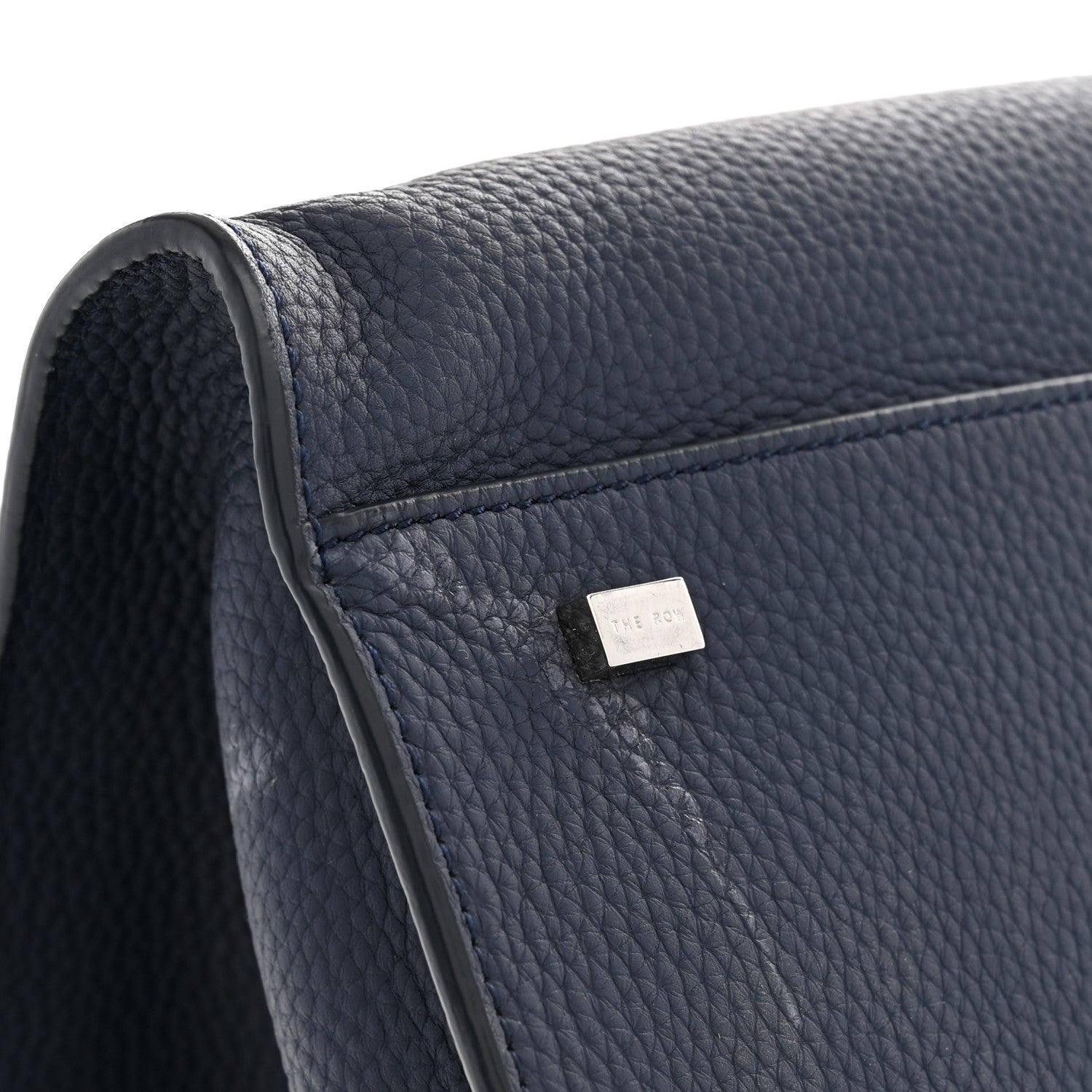 Matte Grained Calfskin Soft Margaux 15 Indigo