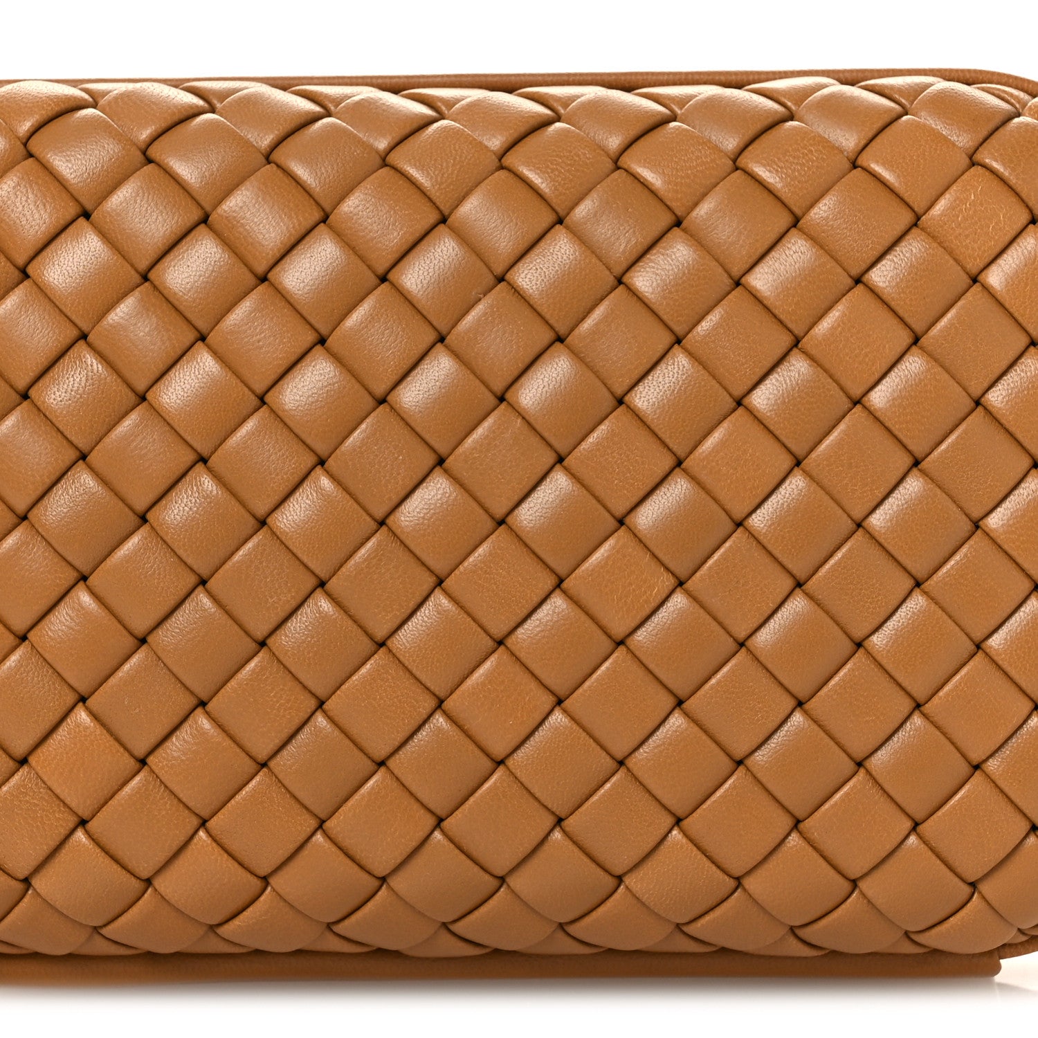 Calfskin Intrecciato Knot On Strap Camel