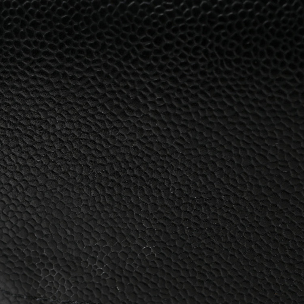 Caviar Quilted Maxi Double Flap Black