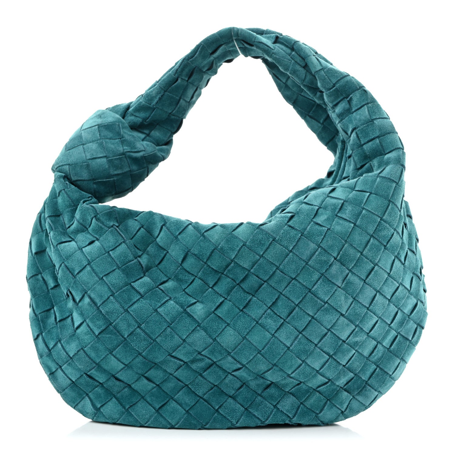 Suede Calfskin Intrecciato Teen Jodie Hobo Scuba
