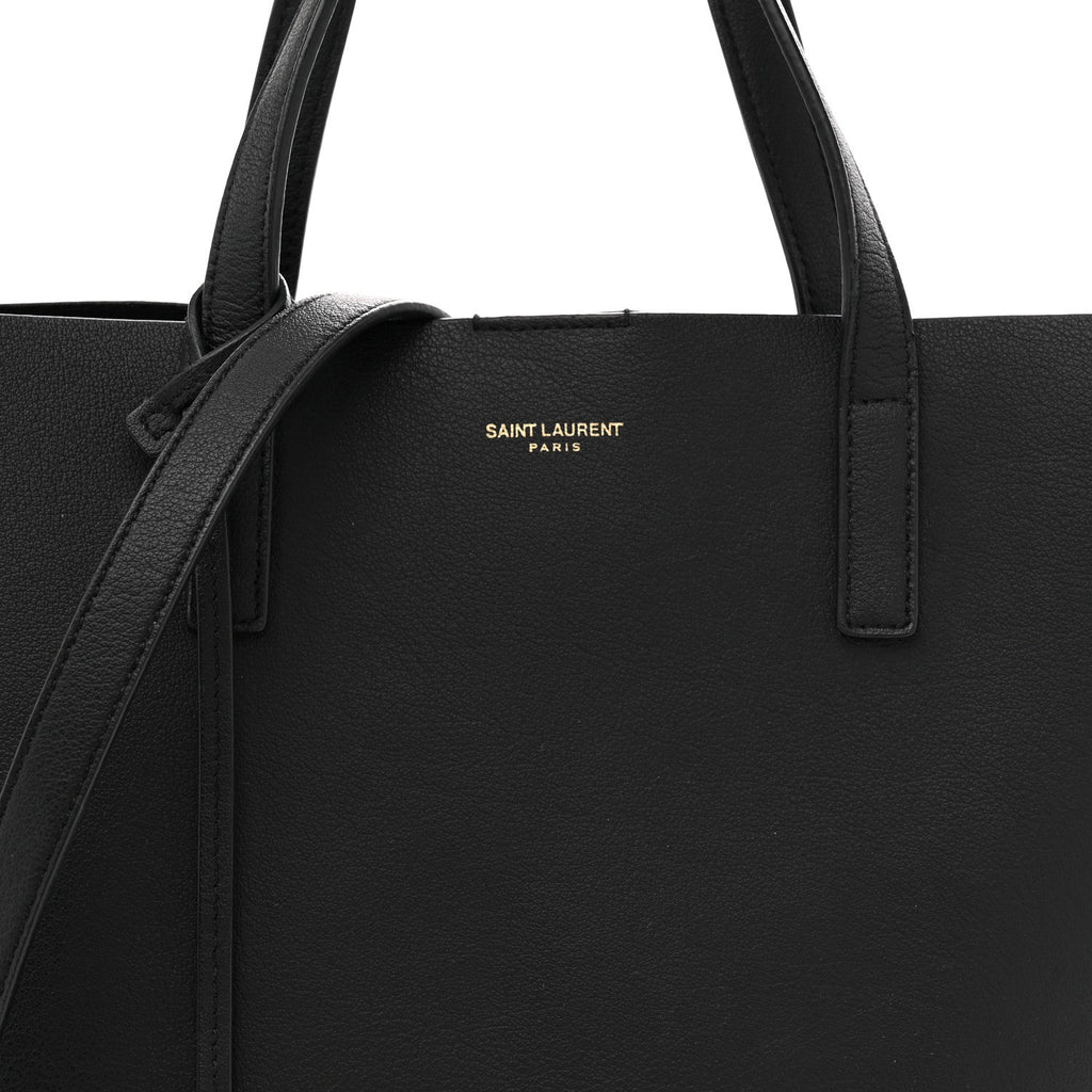 Calfskin Toy Shopping Tote Black