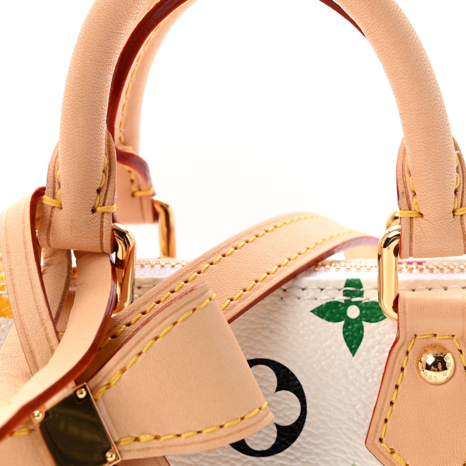 LV X TM Monogram Multicolor Nano Speedy White
