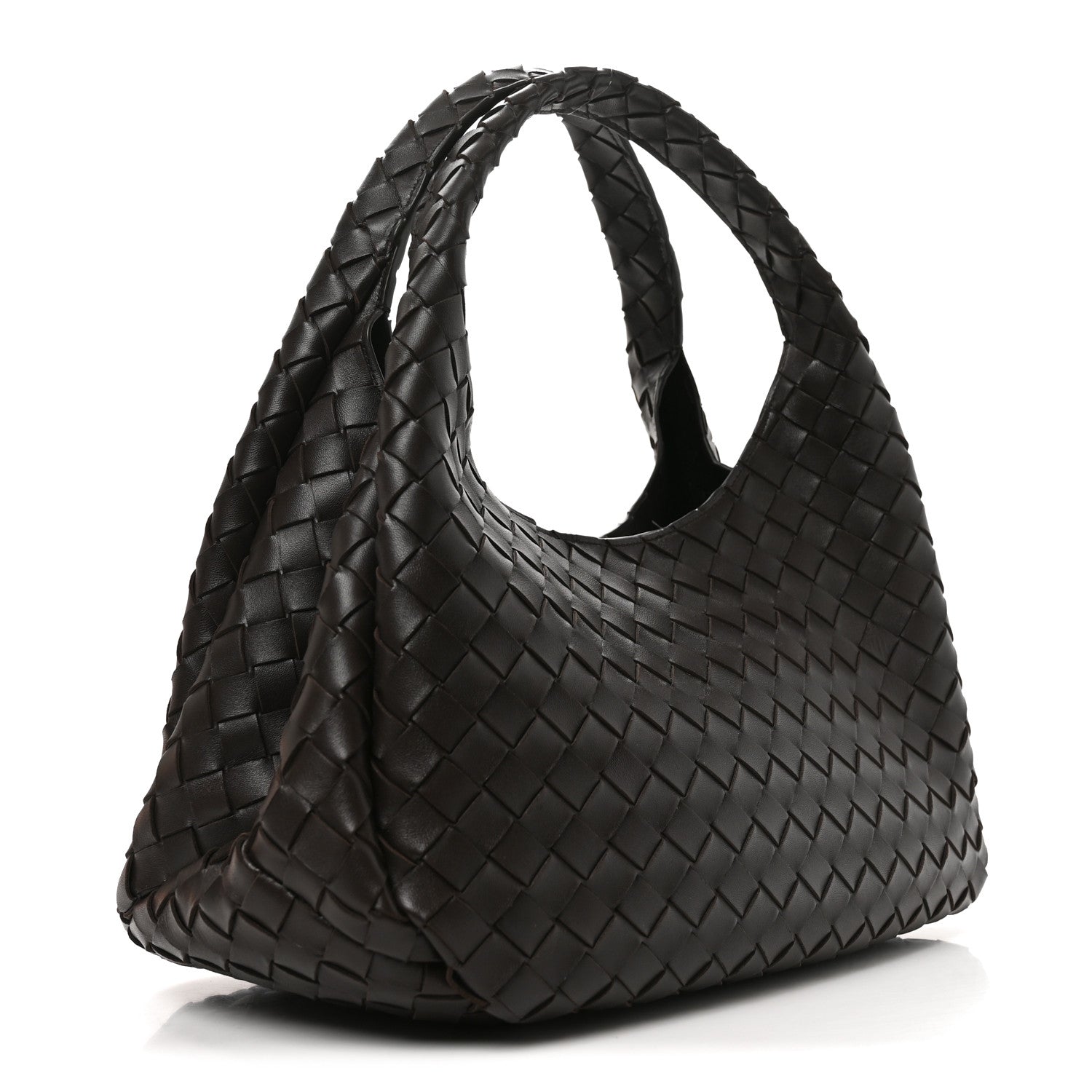 Nappa Intrecciato Medium Campana Shoulder Bag Fondant
