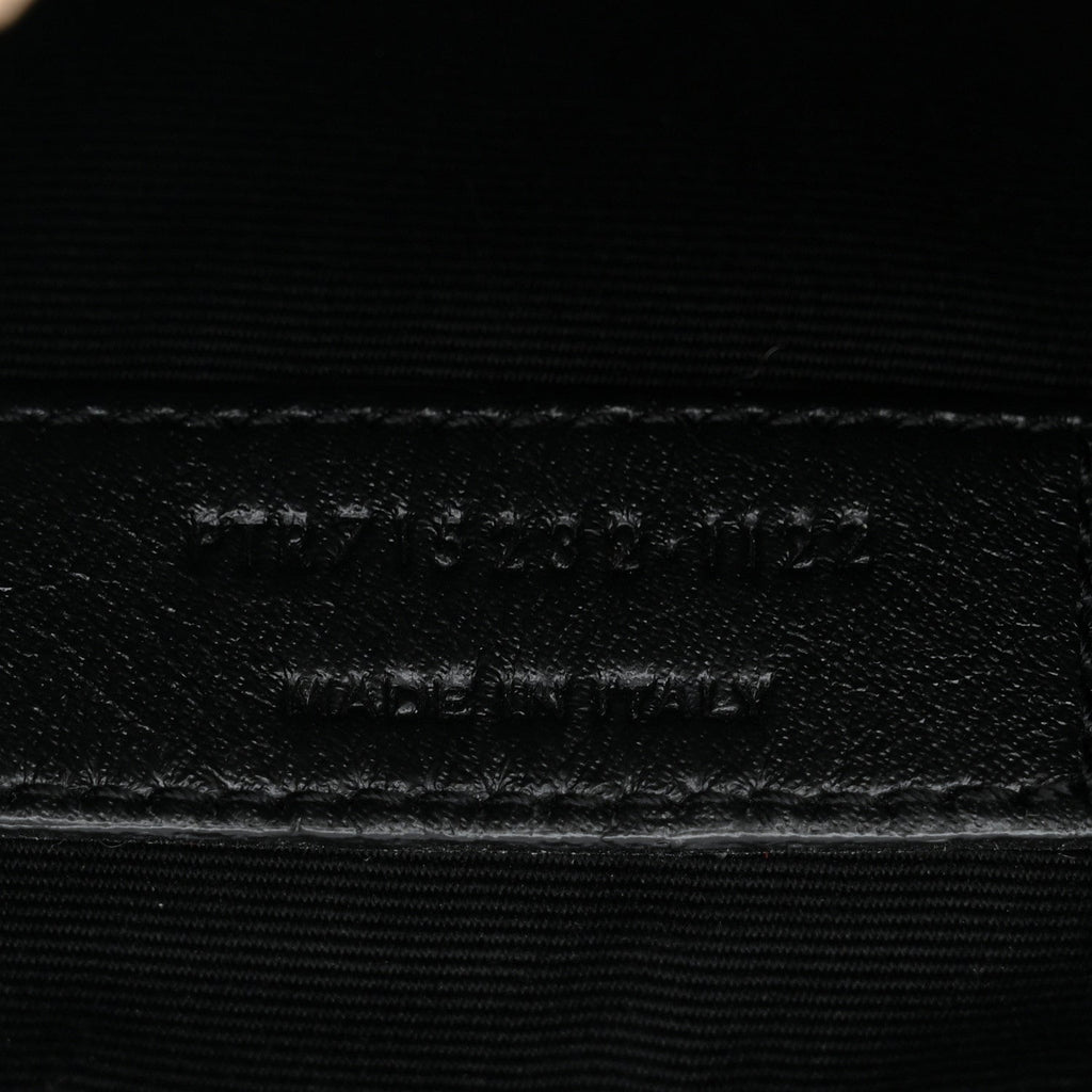 Calfskin Matelasse Monogram Lou Camera Bag Black
