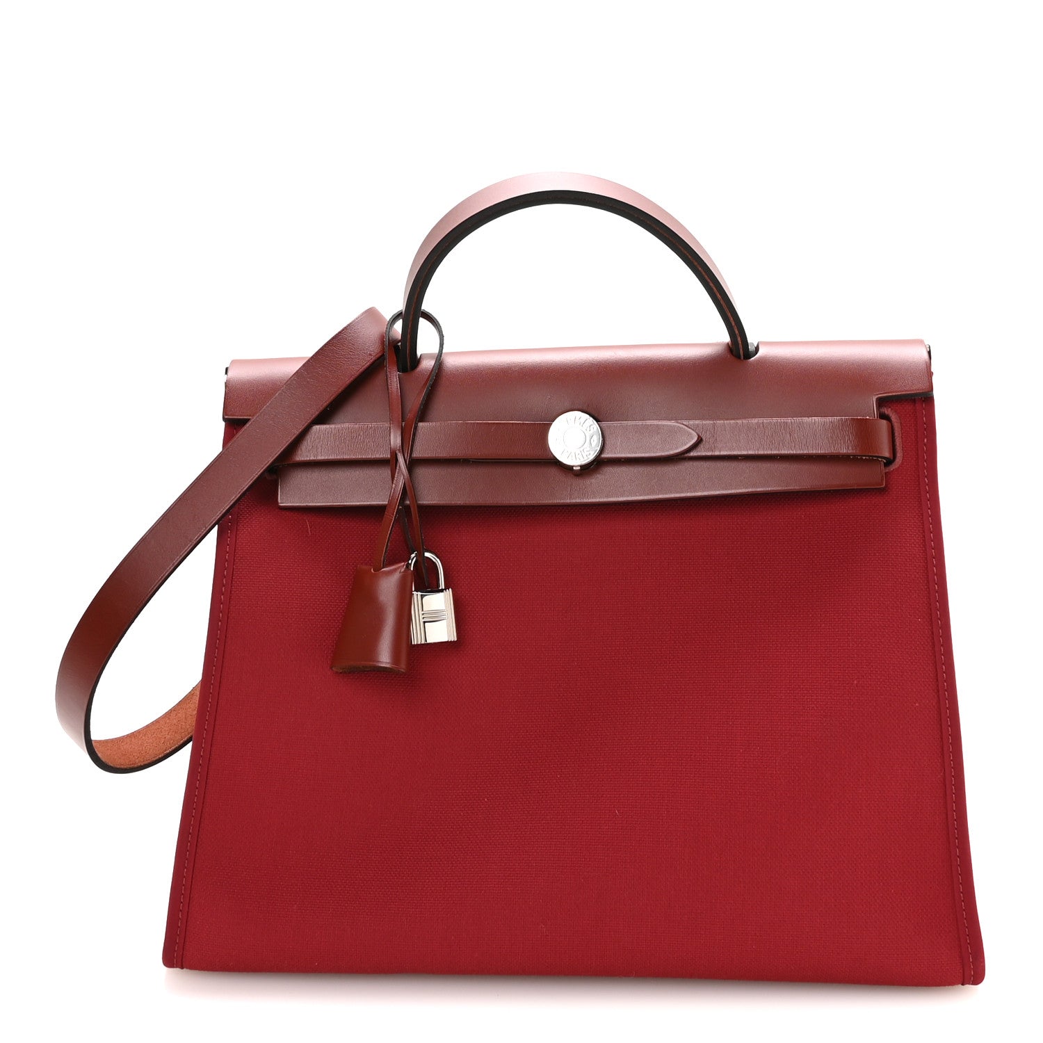 Vache Hunter Toile Herbag Zip 31 PM Rouge H