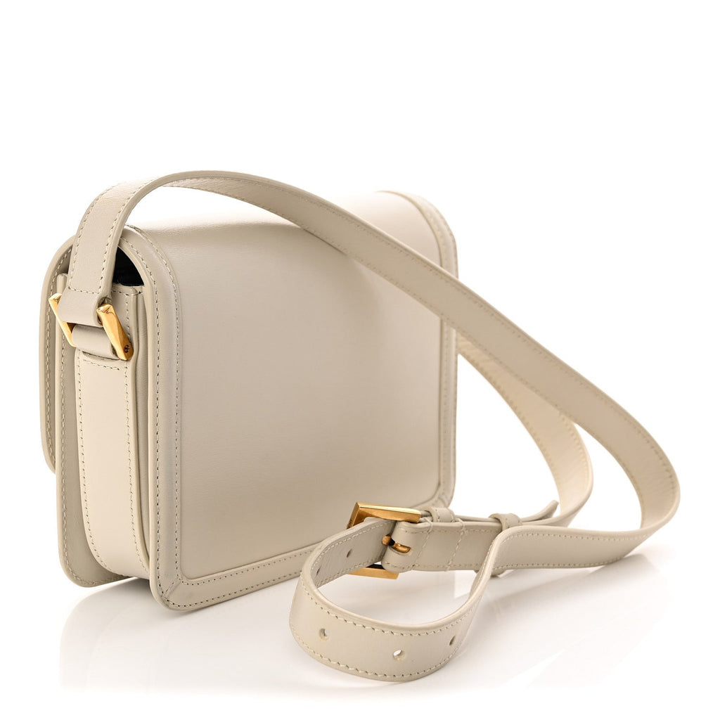 Smooth Calfskin Small Solferino Satchel Ivory