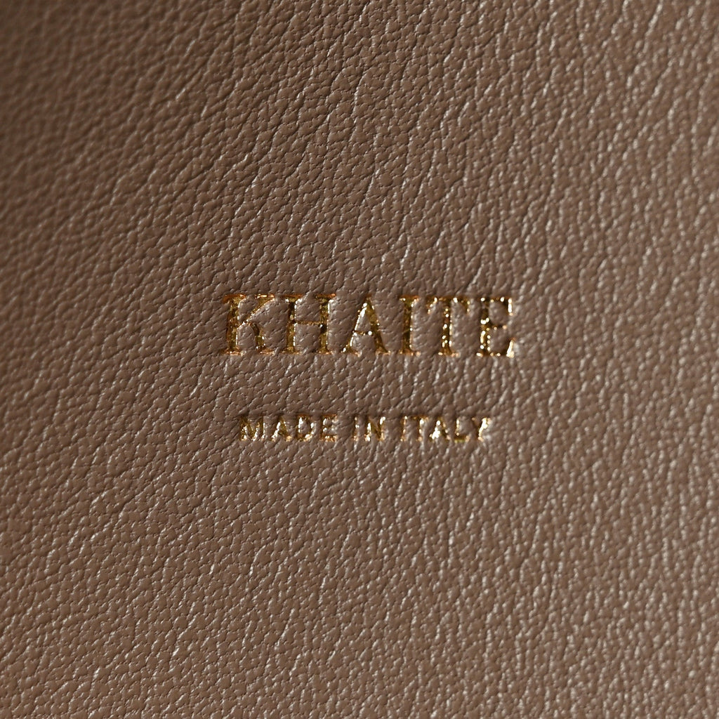Suede Calfskin Medium Lotus Tote Cedar
