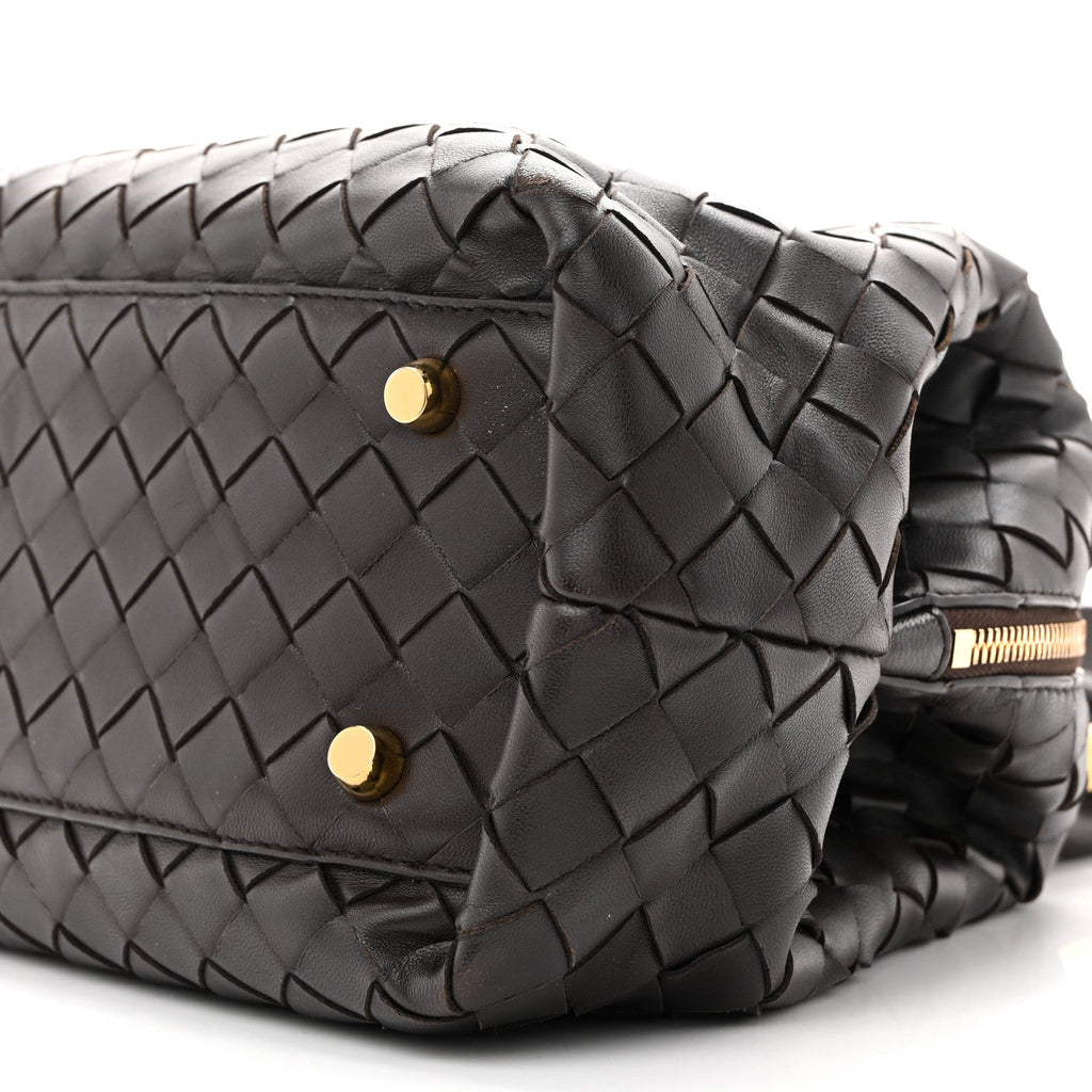 Nappa Intrecciato Bauletto Fondant